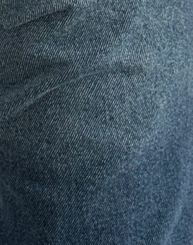 Rigid Low Rise Flare Jeans in Dark Vintage - Image 6