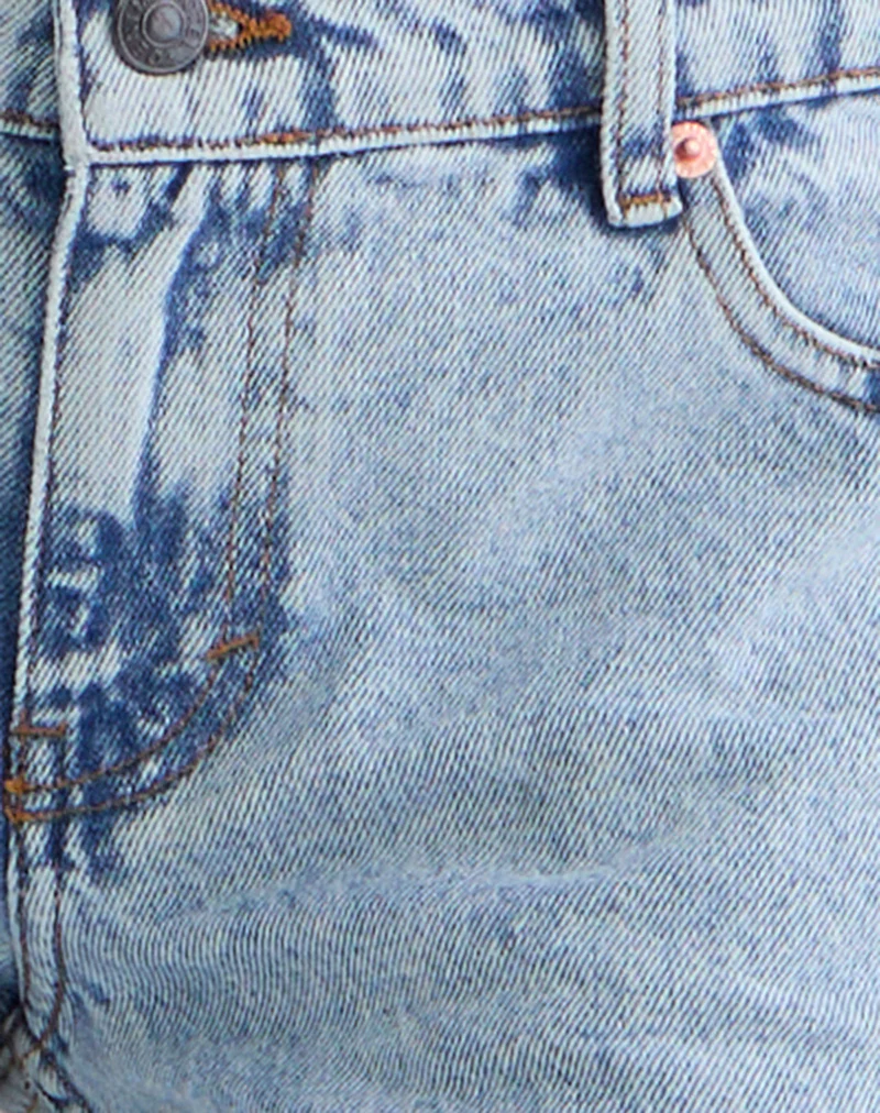 Rigid Low Rise Flare Jeans in 80s Light Wash - Image 6
