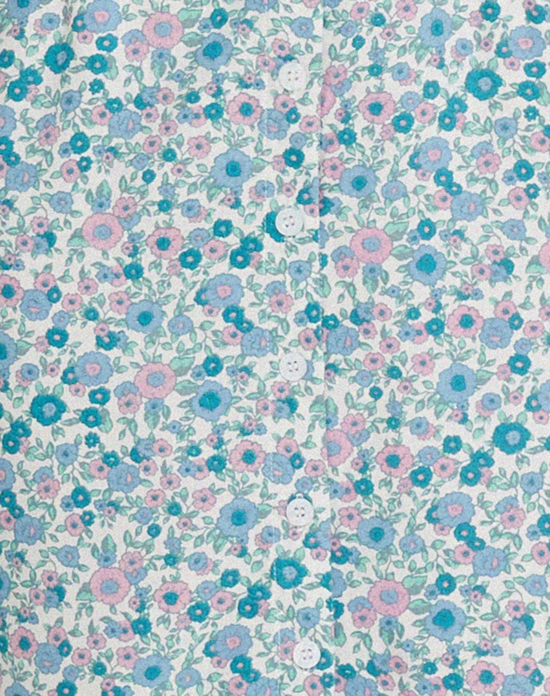 Rima Midi Skirt in Flower Power Blue - Image 5
