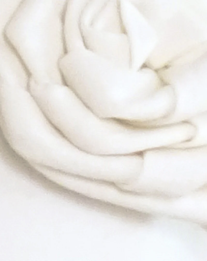 Rinta Rosette Bralette in Linen Ivory - Image 6