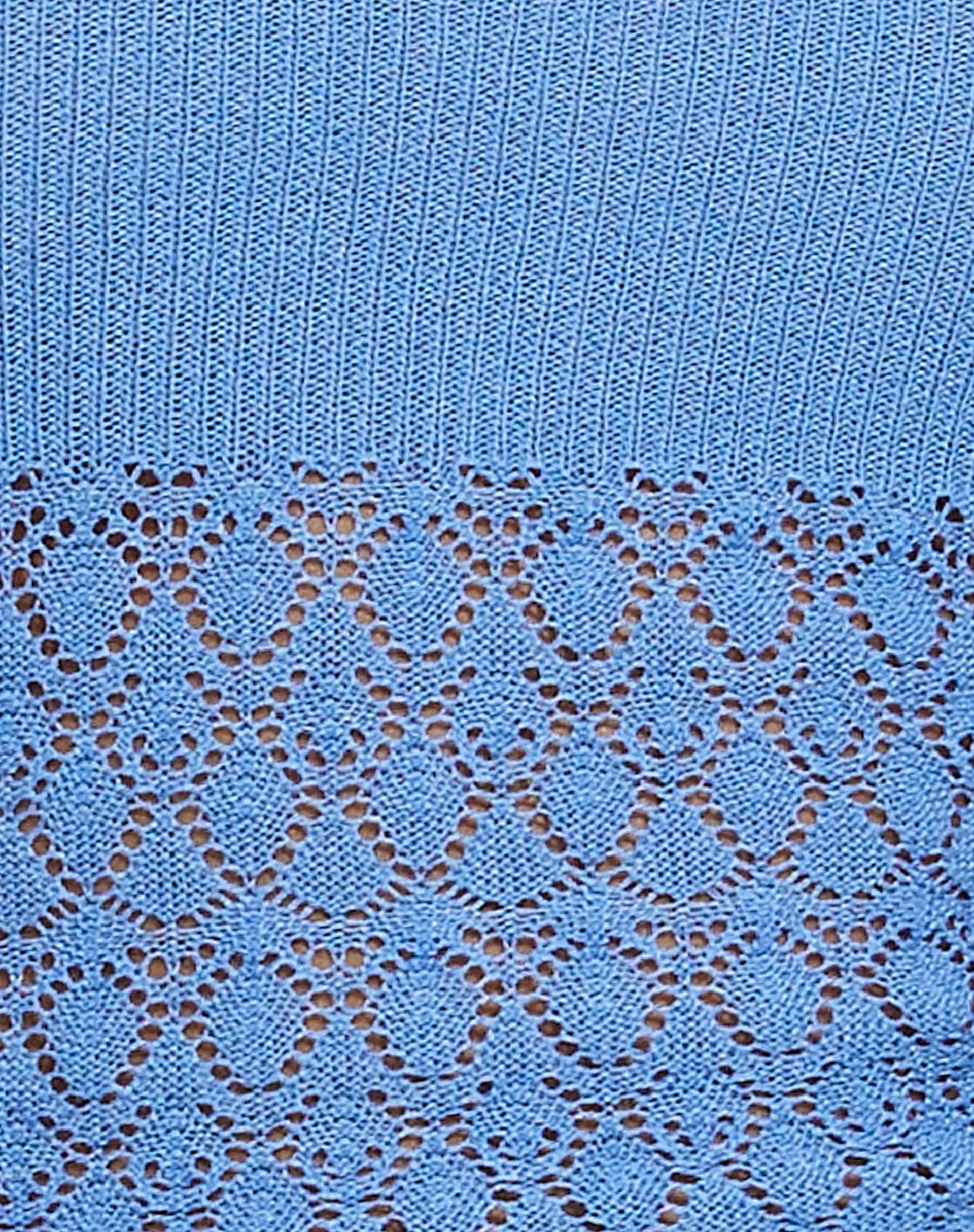 MOTEL X BARBARA Roe Crop Top in Blue - Image 6