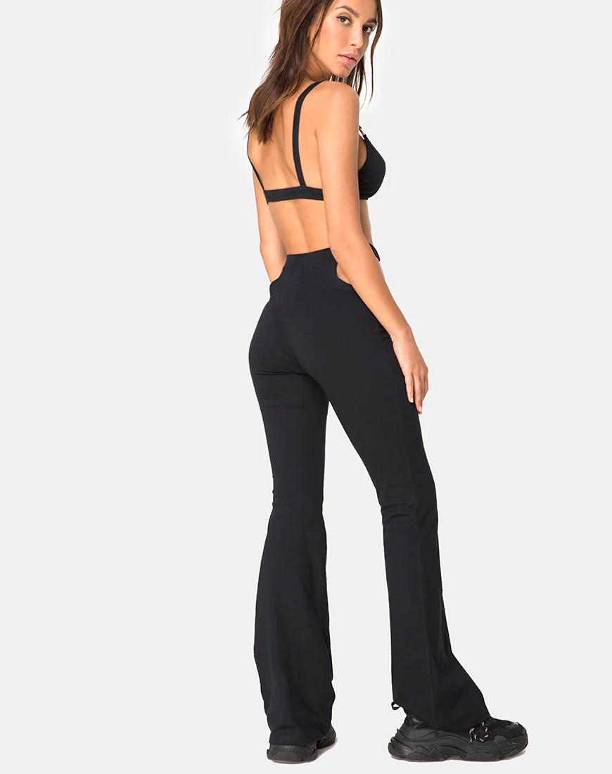Rogen Flare Trouser in Black - Image 2