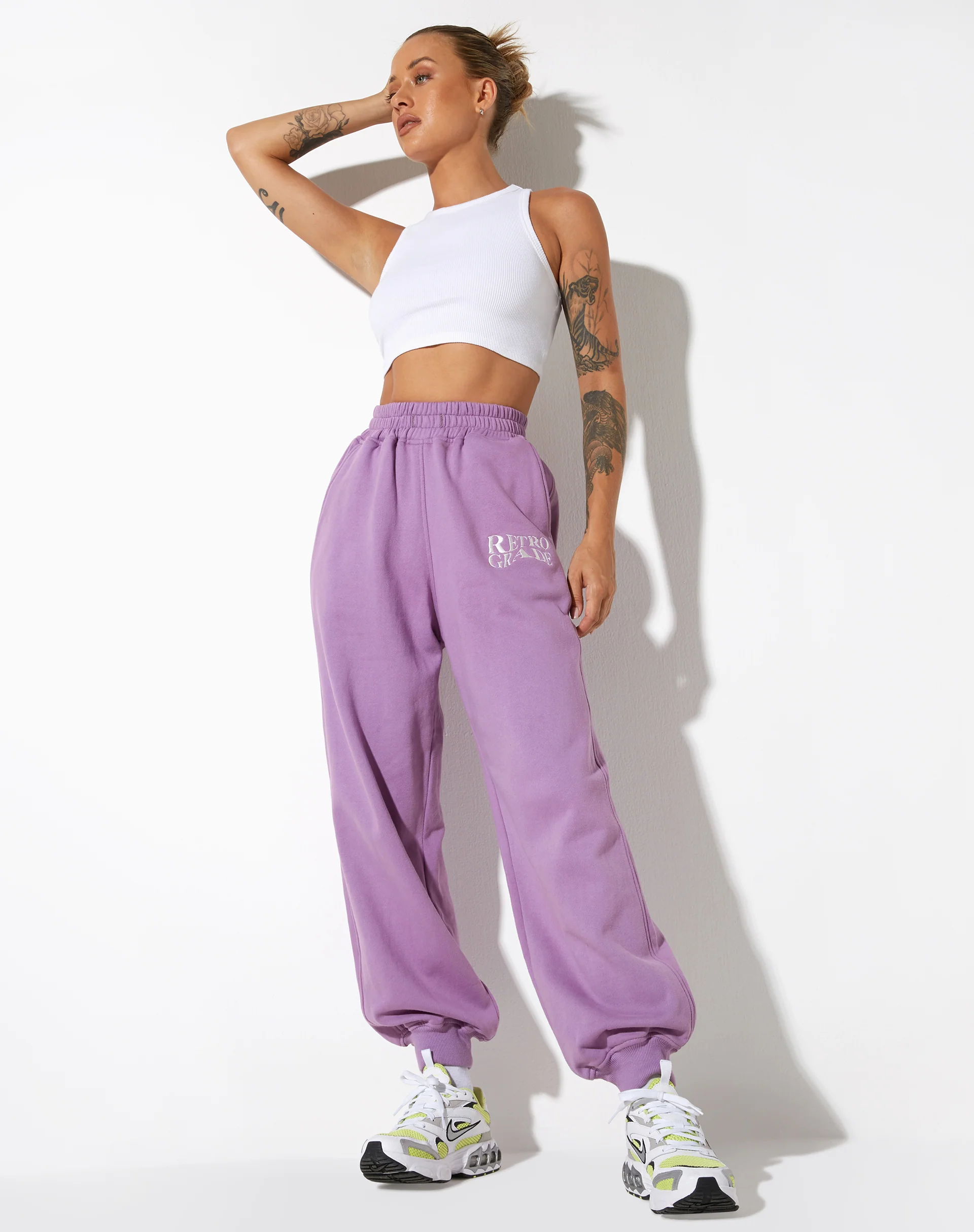 Roider Jogger in Lavender Retro Grade Embro - Image 2