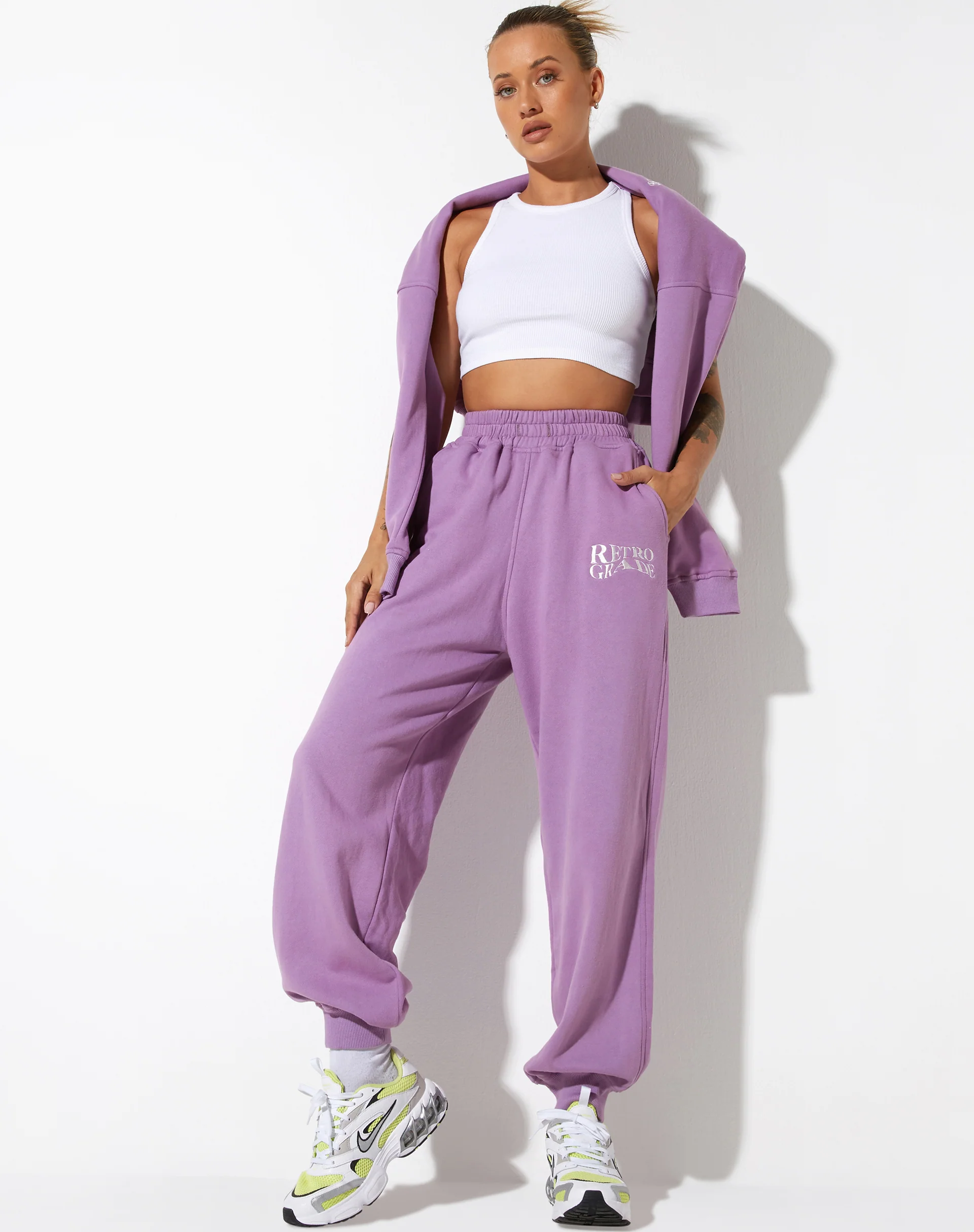 Roider Jogger in Lavender Retro Grade Embro - Image 3