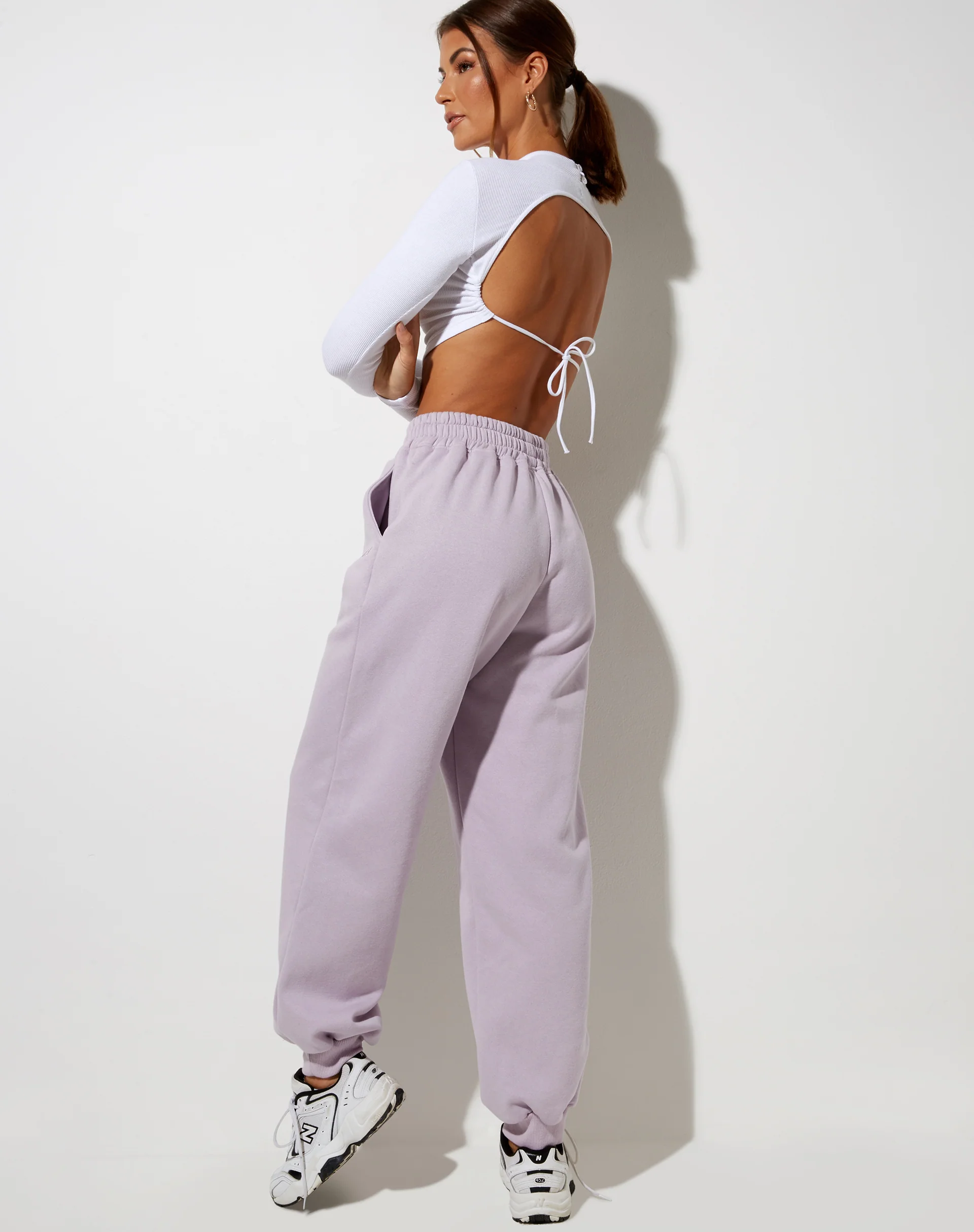 Roider Jogger in Violet 'Angel' Embro - Image 3
