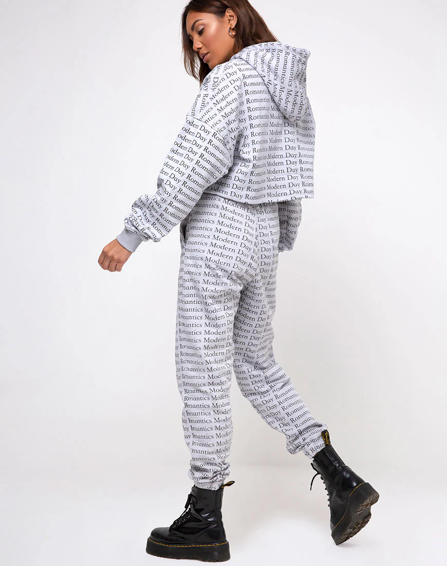 Roky Hoody in Modern Day Romantics Grey - Image 5
