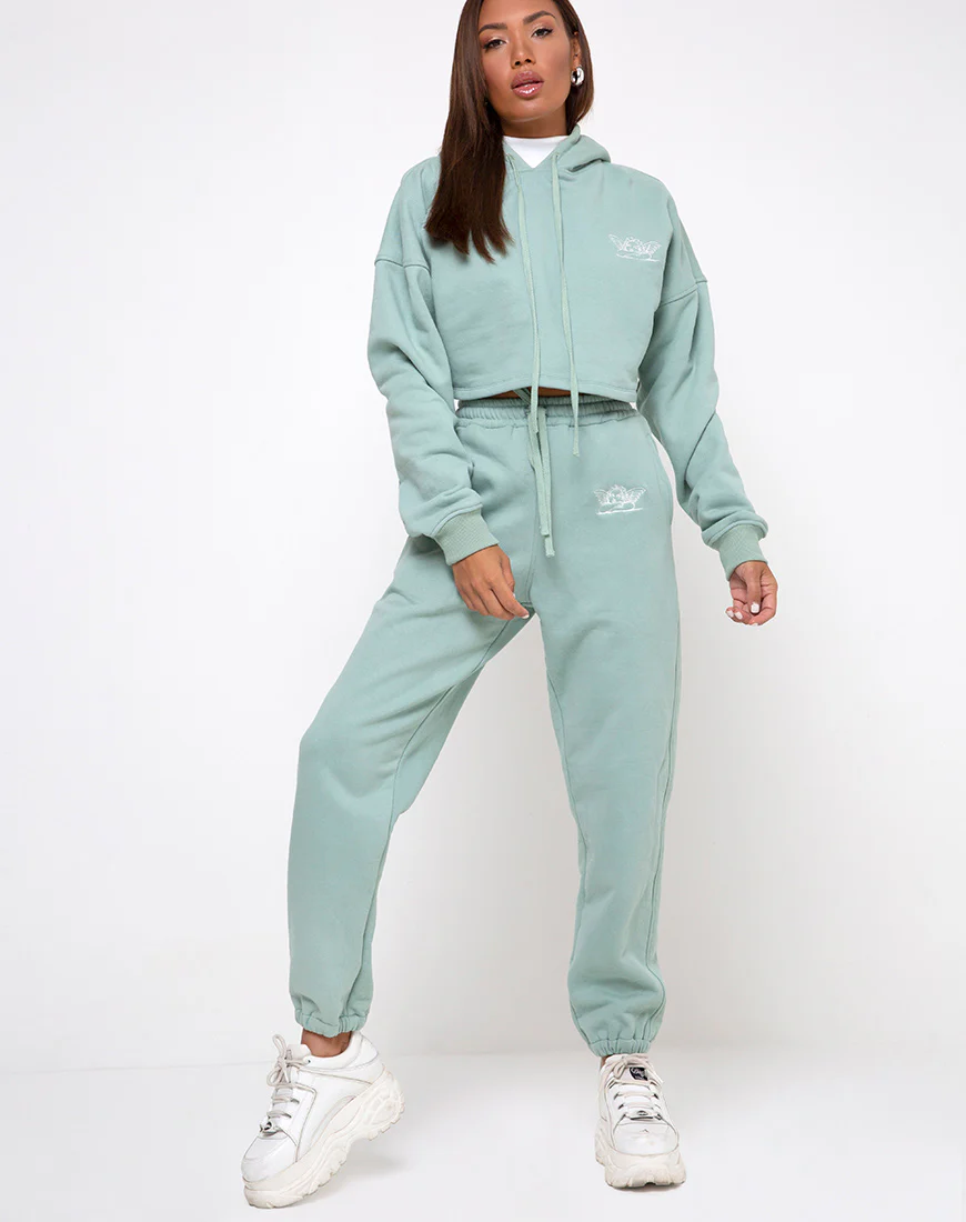 Roky Hoodie in Seafoam Angelo Embro - Image 3