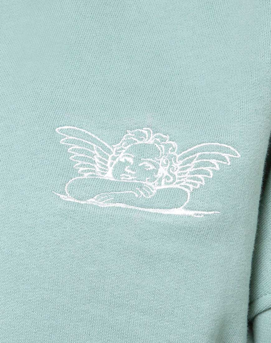 Roky Hoodie in Seafoam Angelo Embro - Image 6