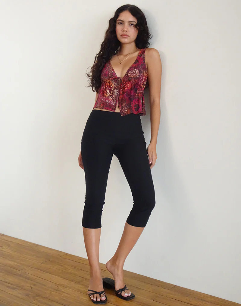 Rolia Cami Top in Abstract Paisley - Image 3