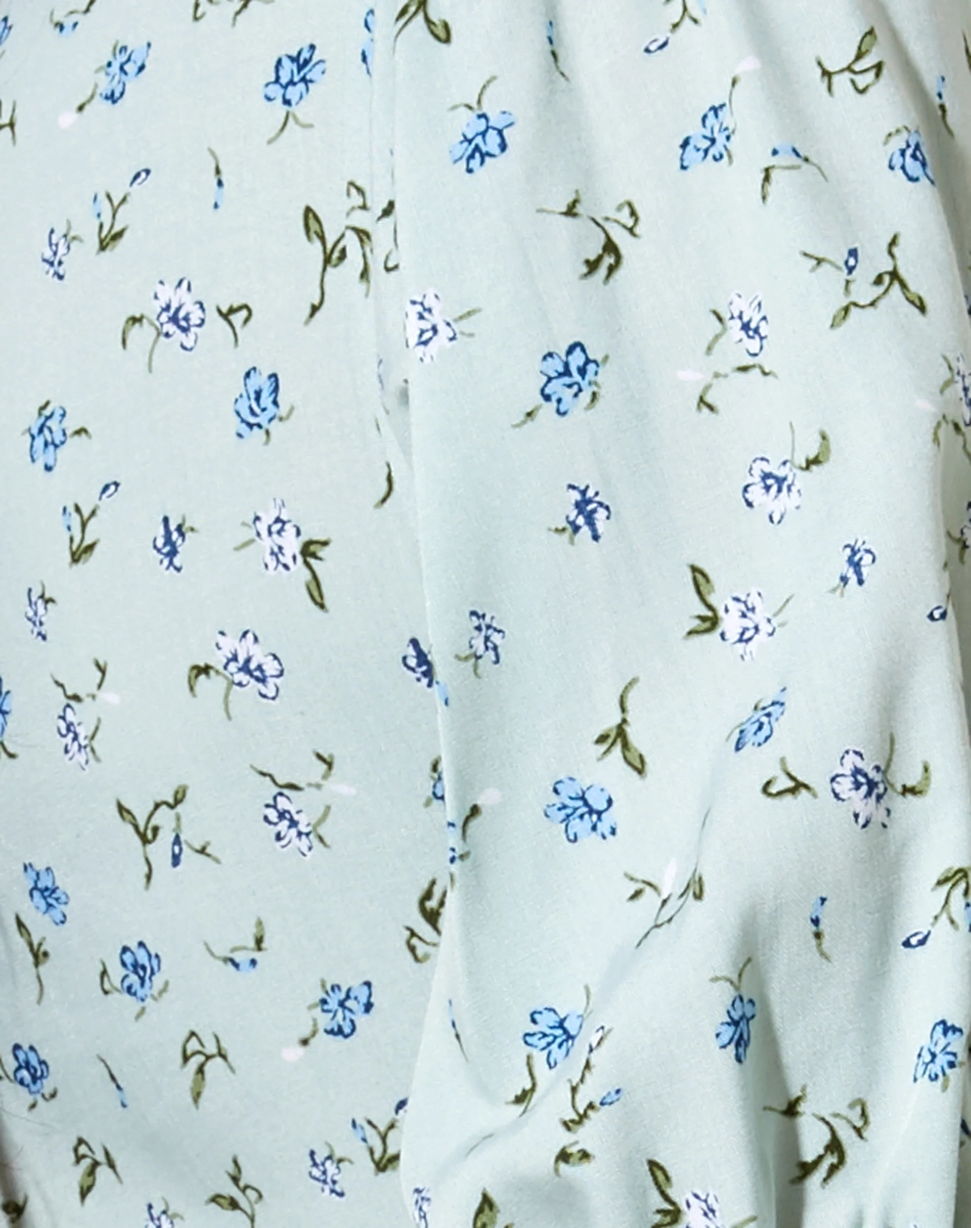 Romana Crop Top in Pretty Petal Green - Image 6