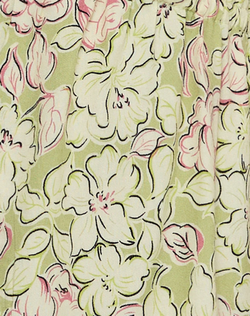 Ronia Top in Blooming Lily Green - Image 5