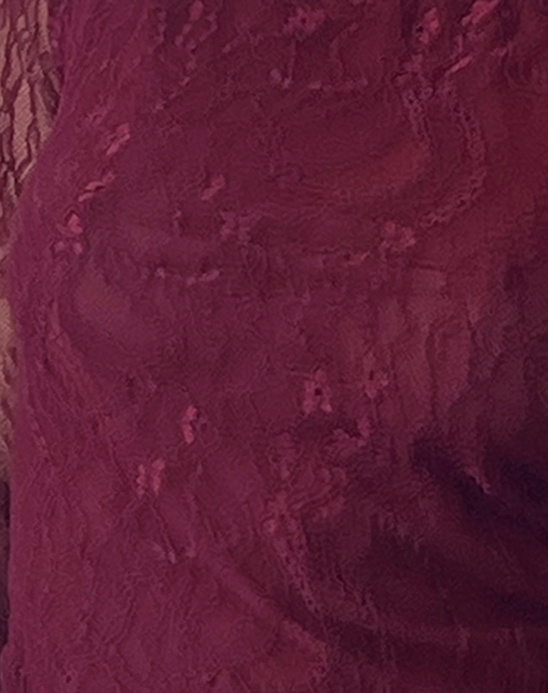 Rory Long Sleeve Top in Lace Burgundy - Image 5