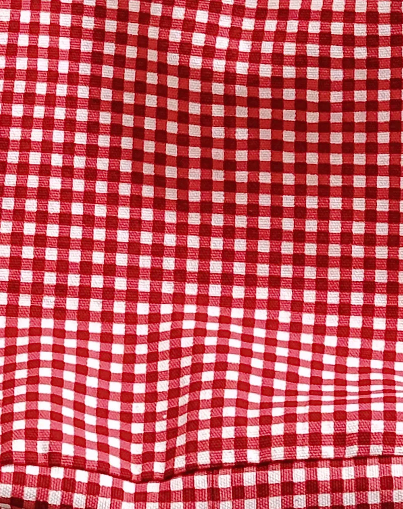 Roscoe Bag in Red Gingham - Image 4