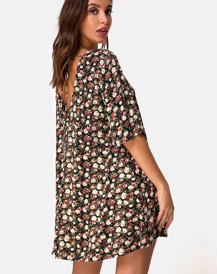 Rosella Swing Dress in Courtney Floral - Image 2