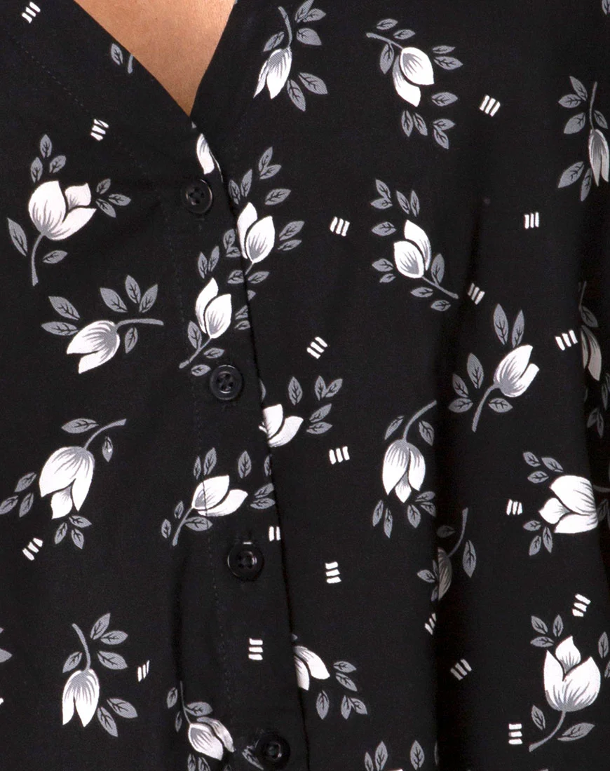 Rosella Swing Dress in Dark Tulip - Image 5