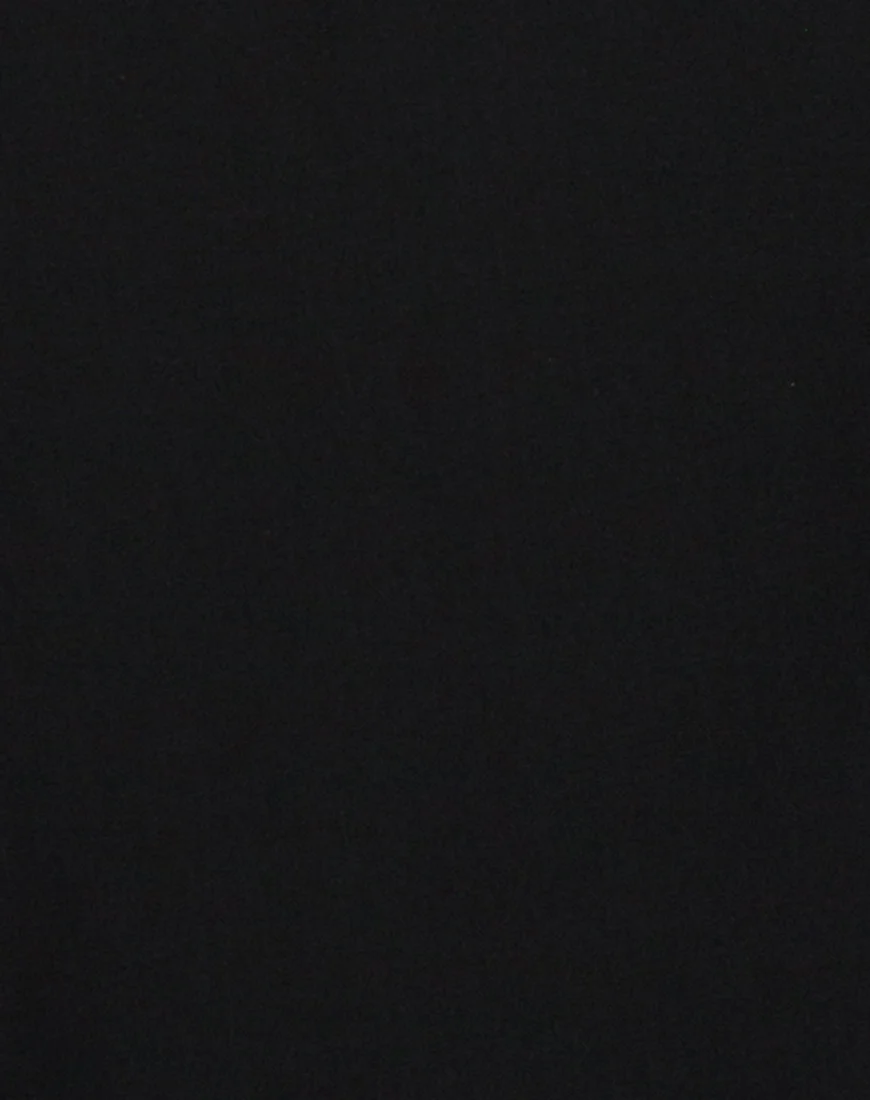 Royce Slip Dress in Black - Image 5