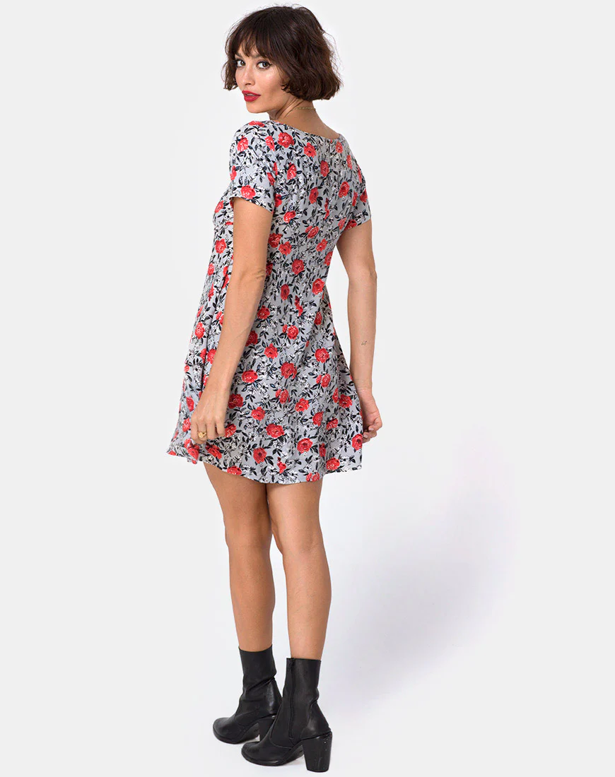 Ruchi Dress in Blooming Rose - Image 4