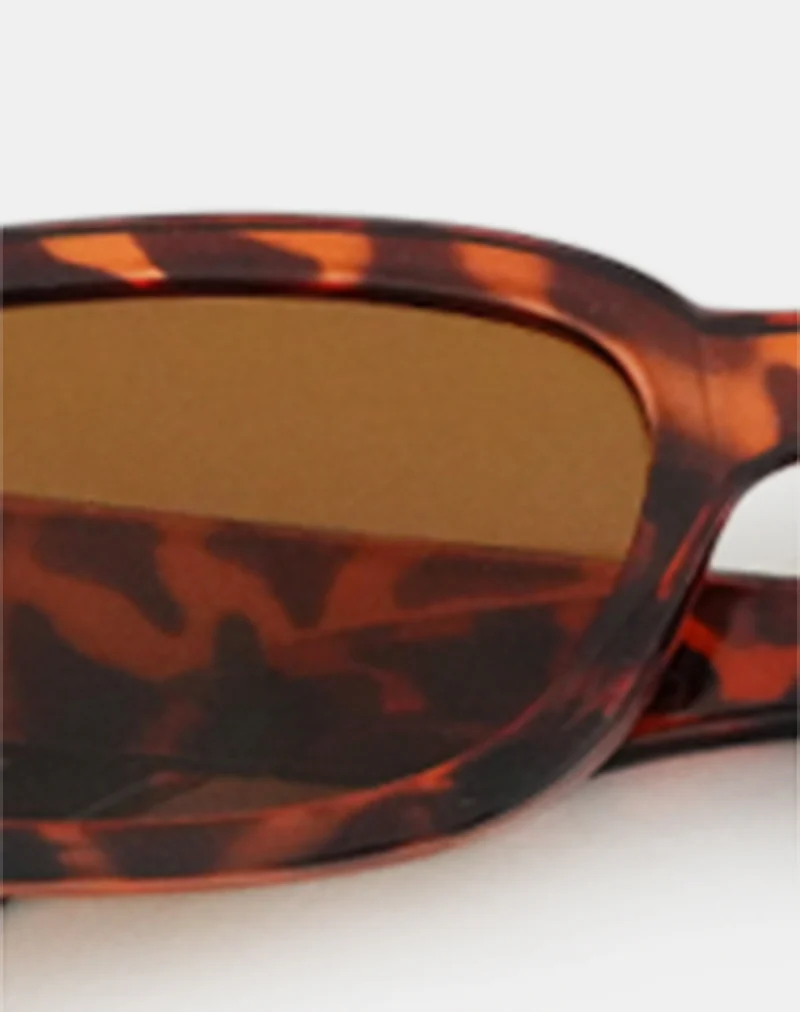 Rustina Sunglasses in Opaque Tortoise Shell - Image 4