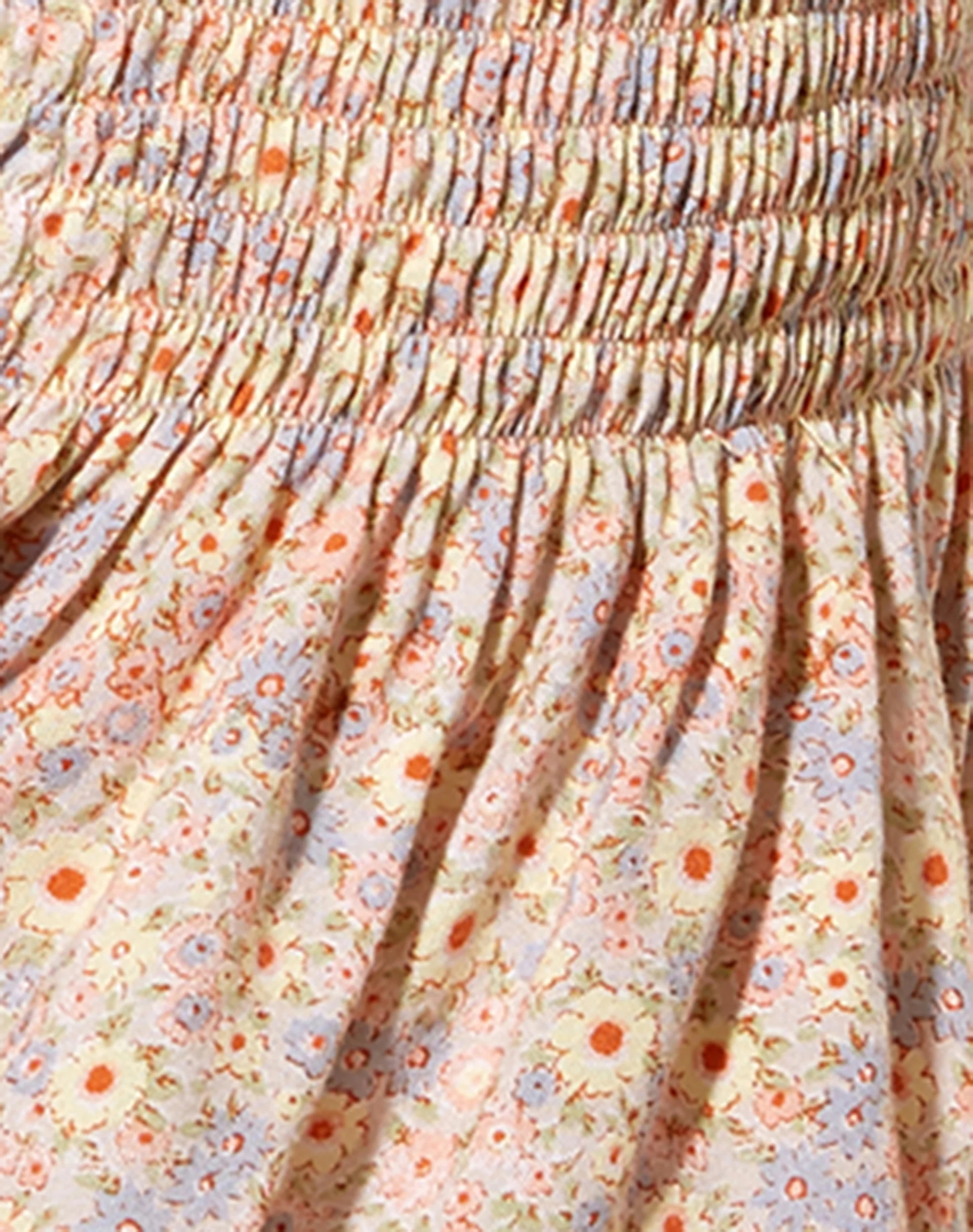 Rylee Mini Skirt in 70's Prairie Girl Floral - Image 5