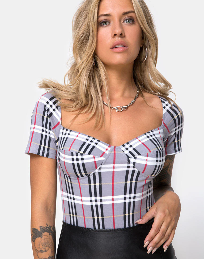 Ryon Bodice in Heritage Check