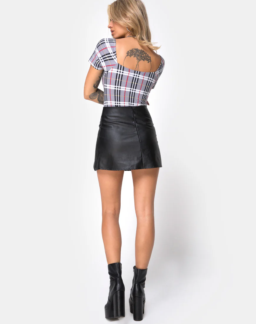 Ryon Bodice in Heritage Check - Image 4