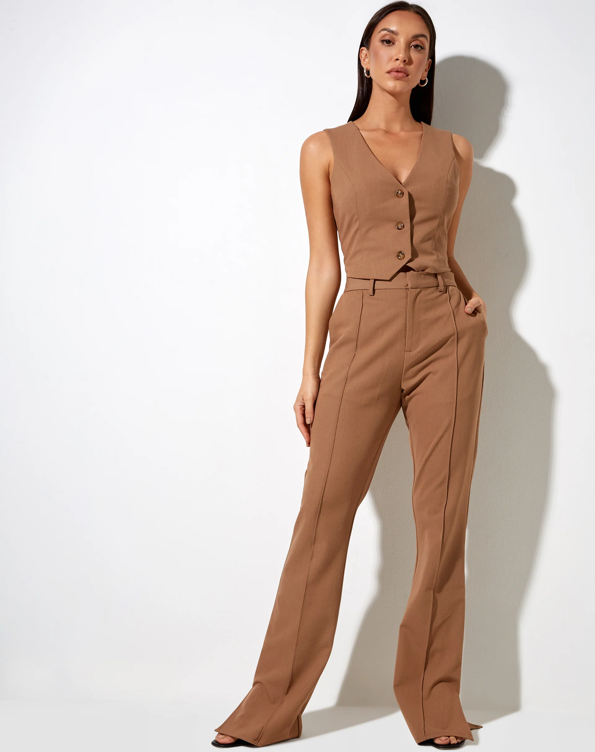Safar Vest in Putty - Image 3