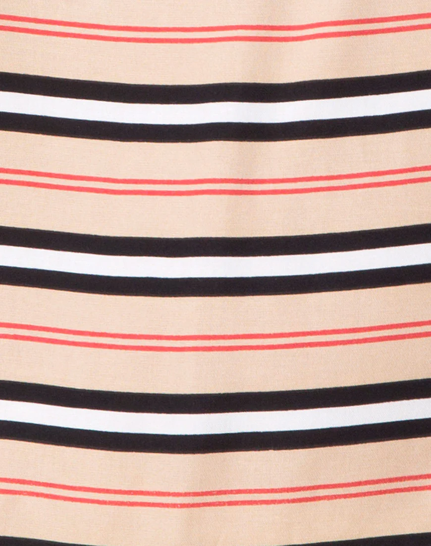 Sagha Dress Slip Dress in Classic Stripe Horizontal - Image 5