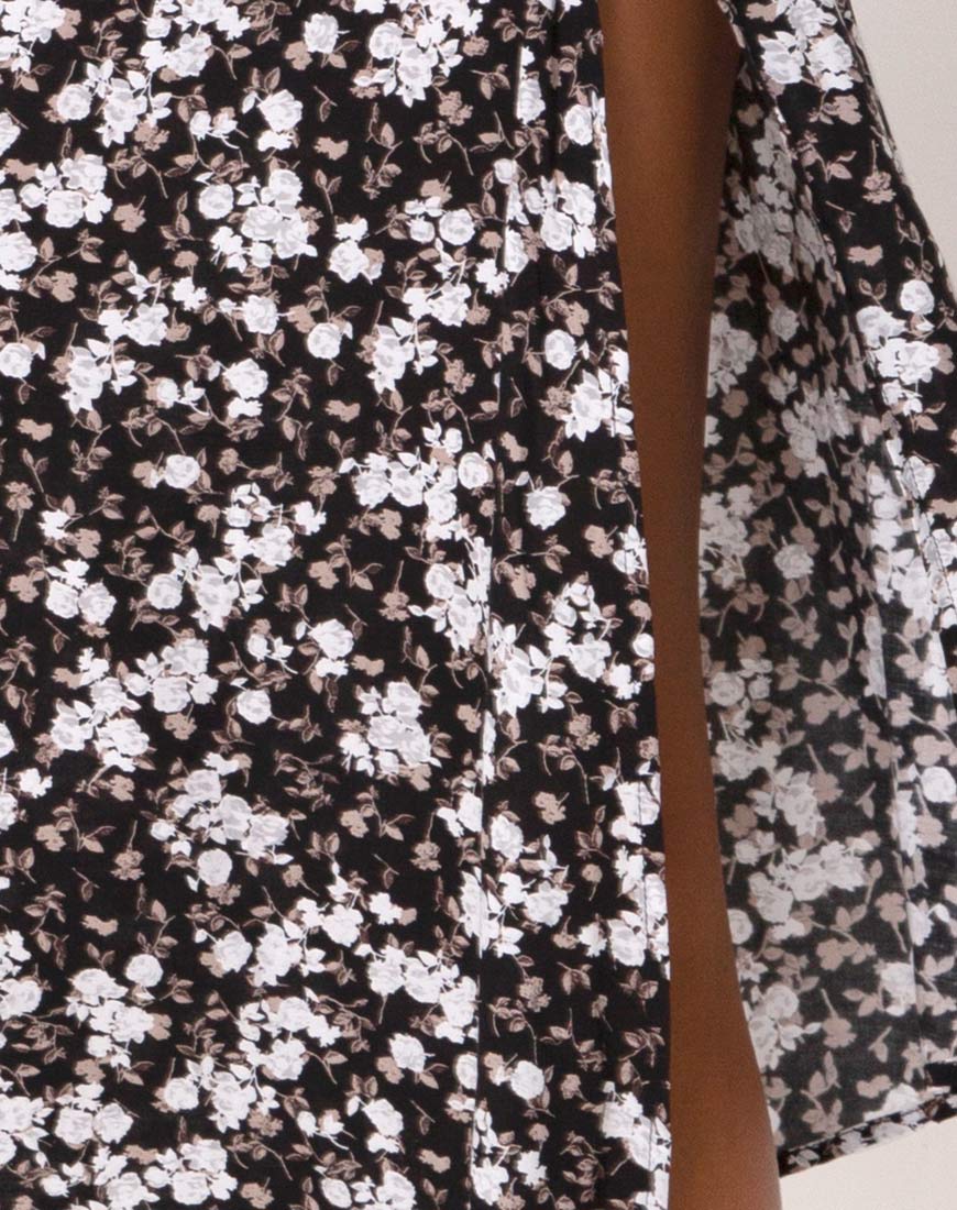 Saika Midi Skirt in Dark Wild Flower - Image 6