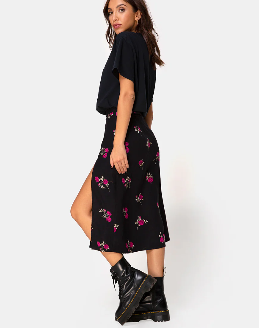Saika Skirt in Grunge Rose - Image 2