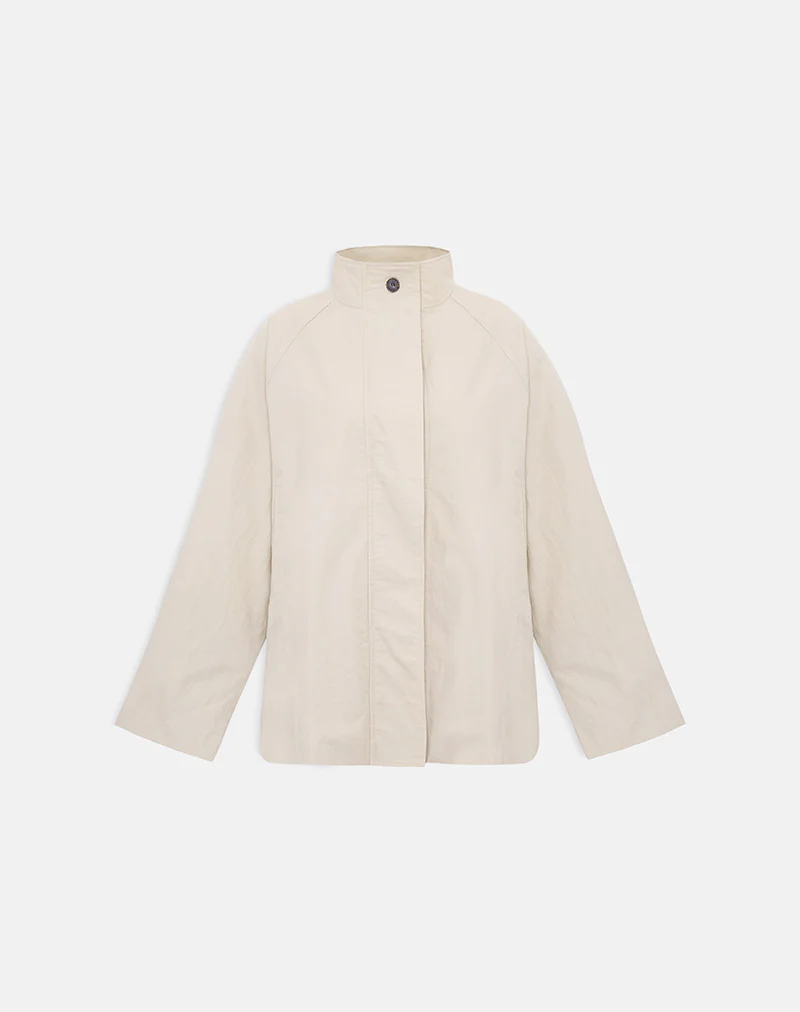 Saipul Oversize Jacket in Beige - Image 6