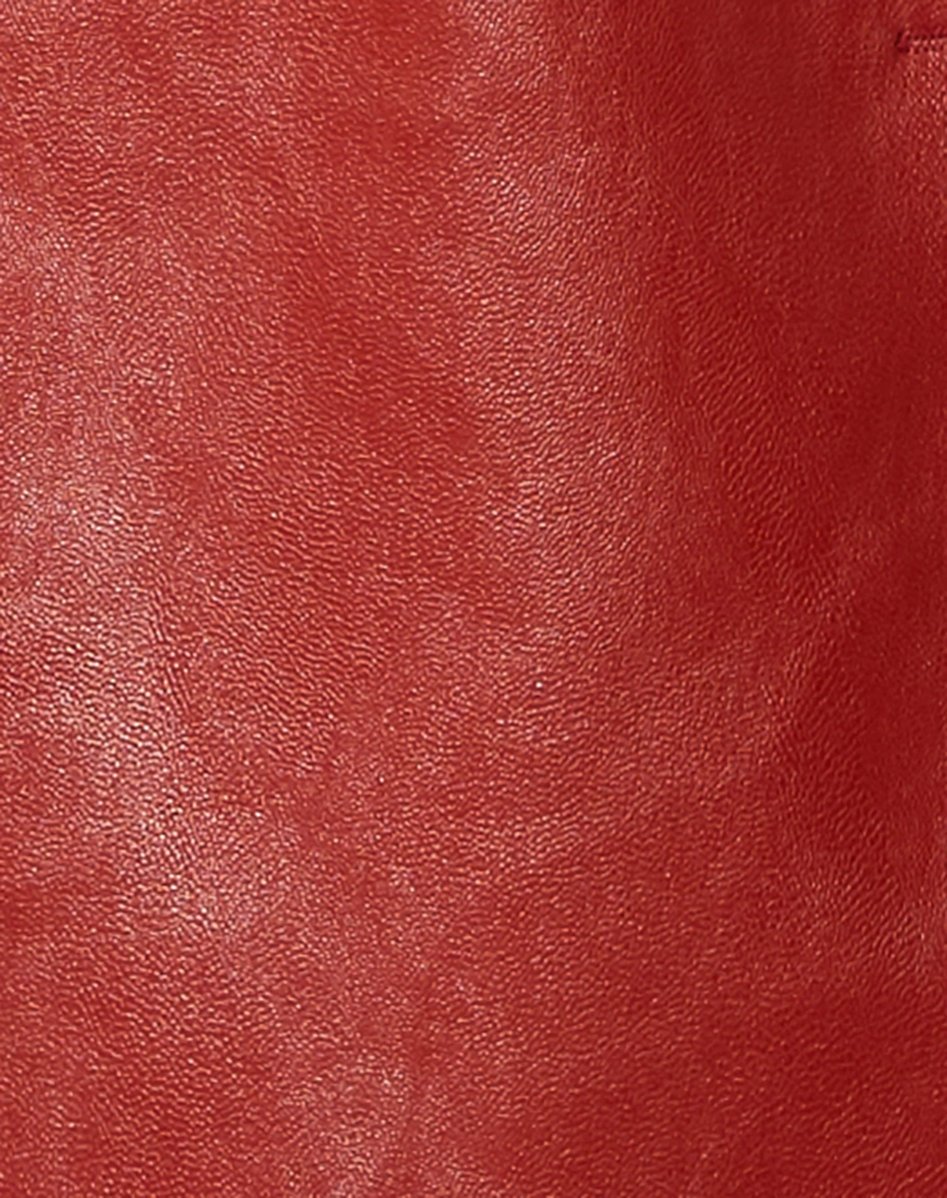 Saken Blazer in PU Red - Image 8