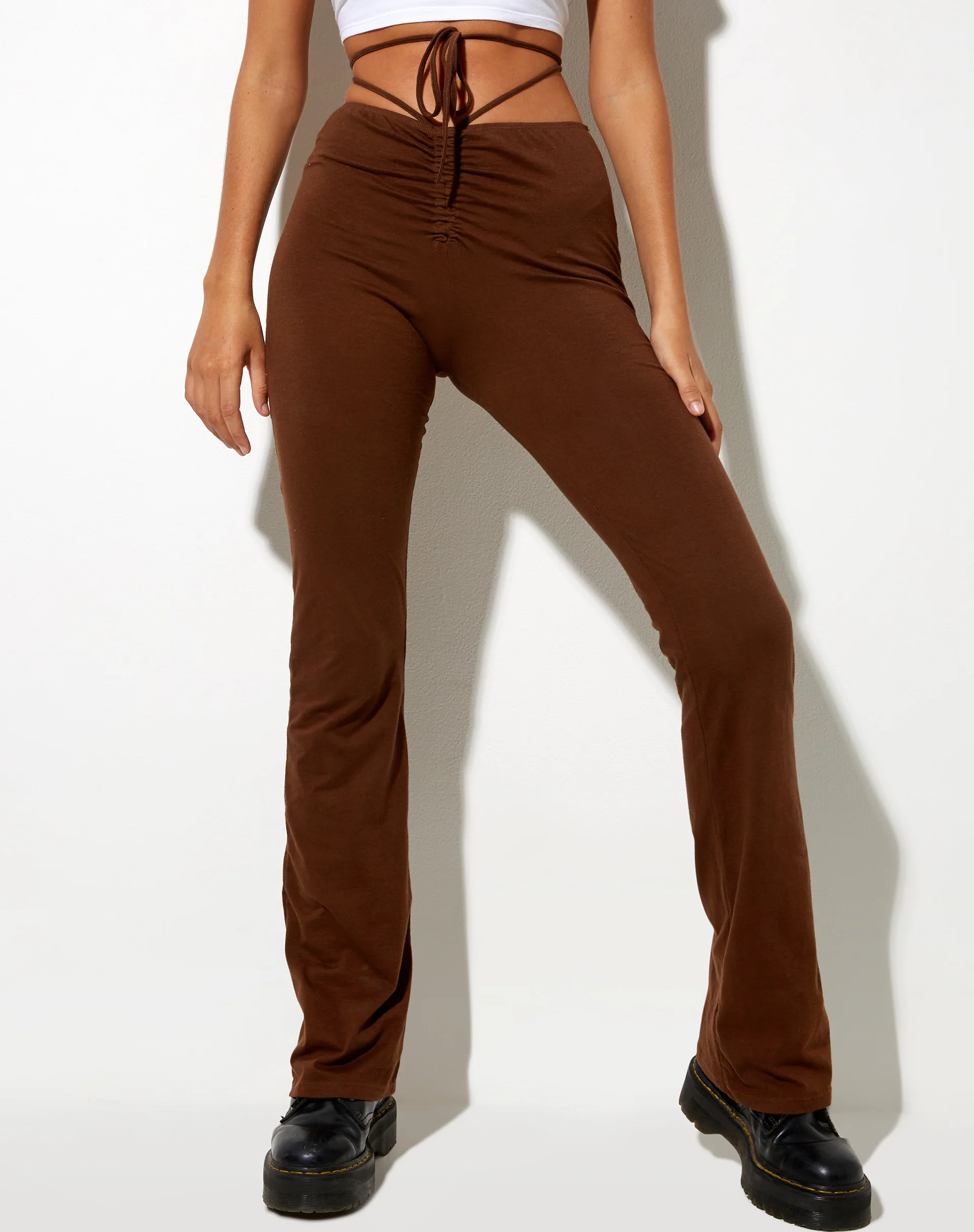 Sakeri Flare Trouser in Cocoa - Image 6