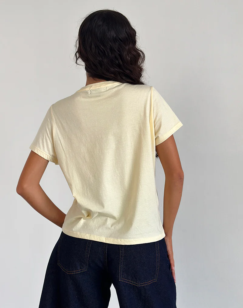 Saki Tee in Buttermilk with Better Together Slogan - Image 5
