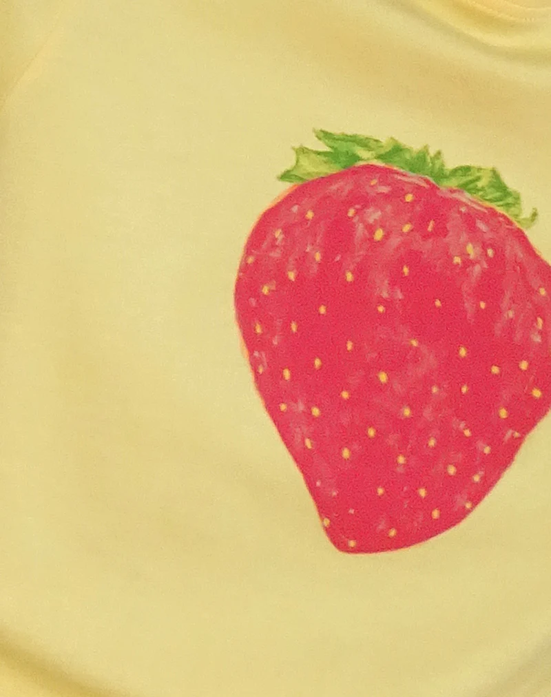 Saki Tee in Lemonade Oversized Strawberry - Image 7