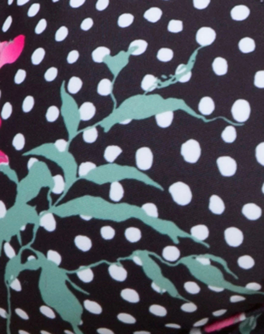 Sakila Bikini Bottom in Paradise Polka - Image 5