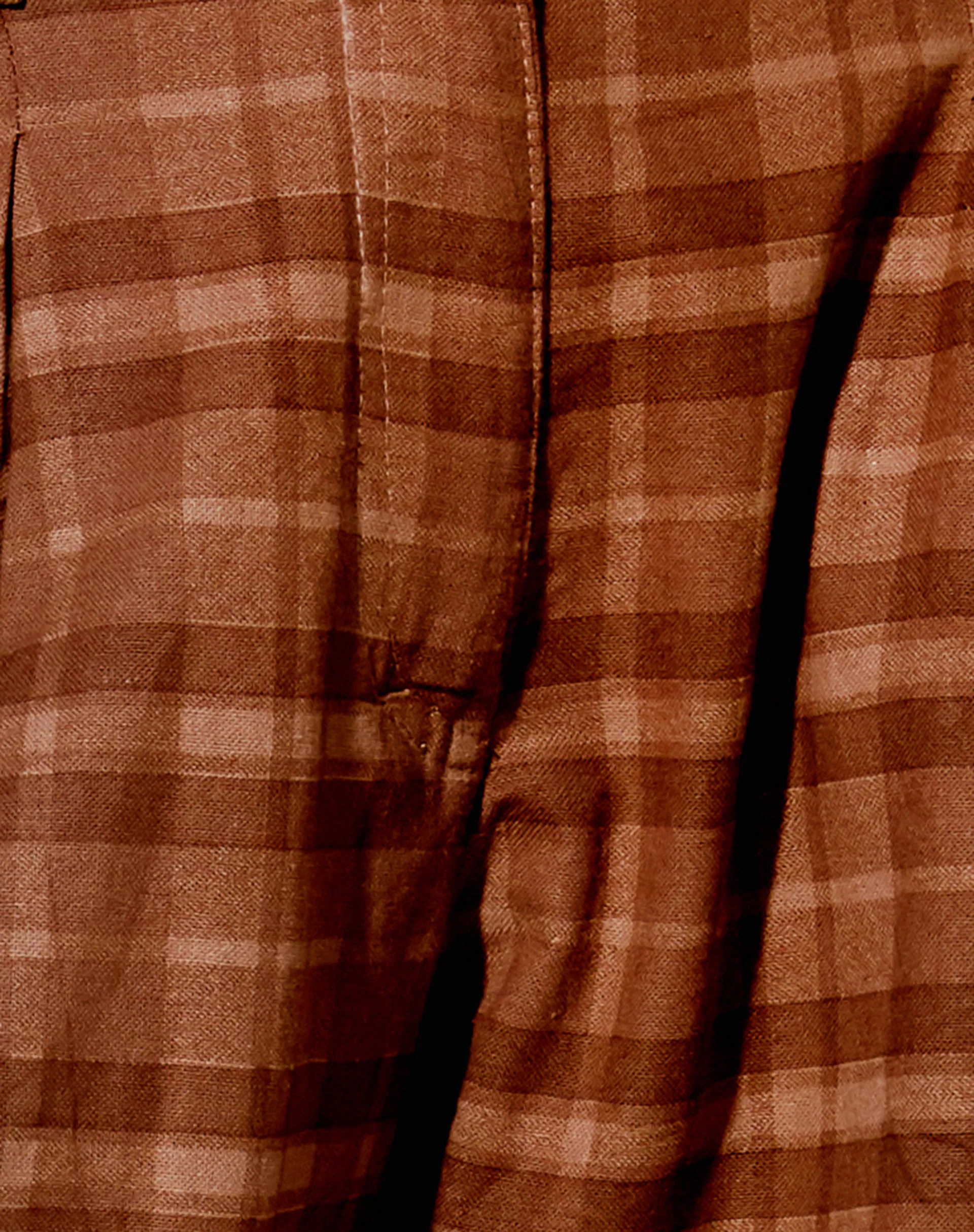 Sakila Trouser in Brown Check - Image 5