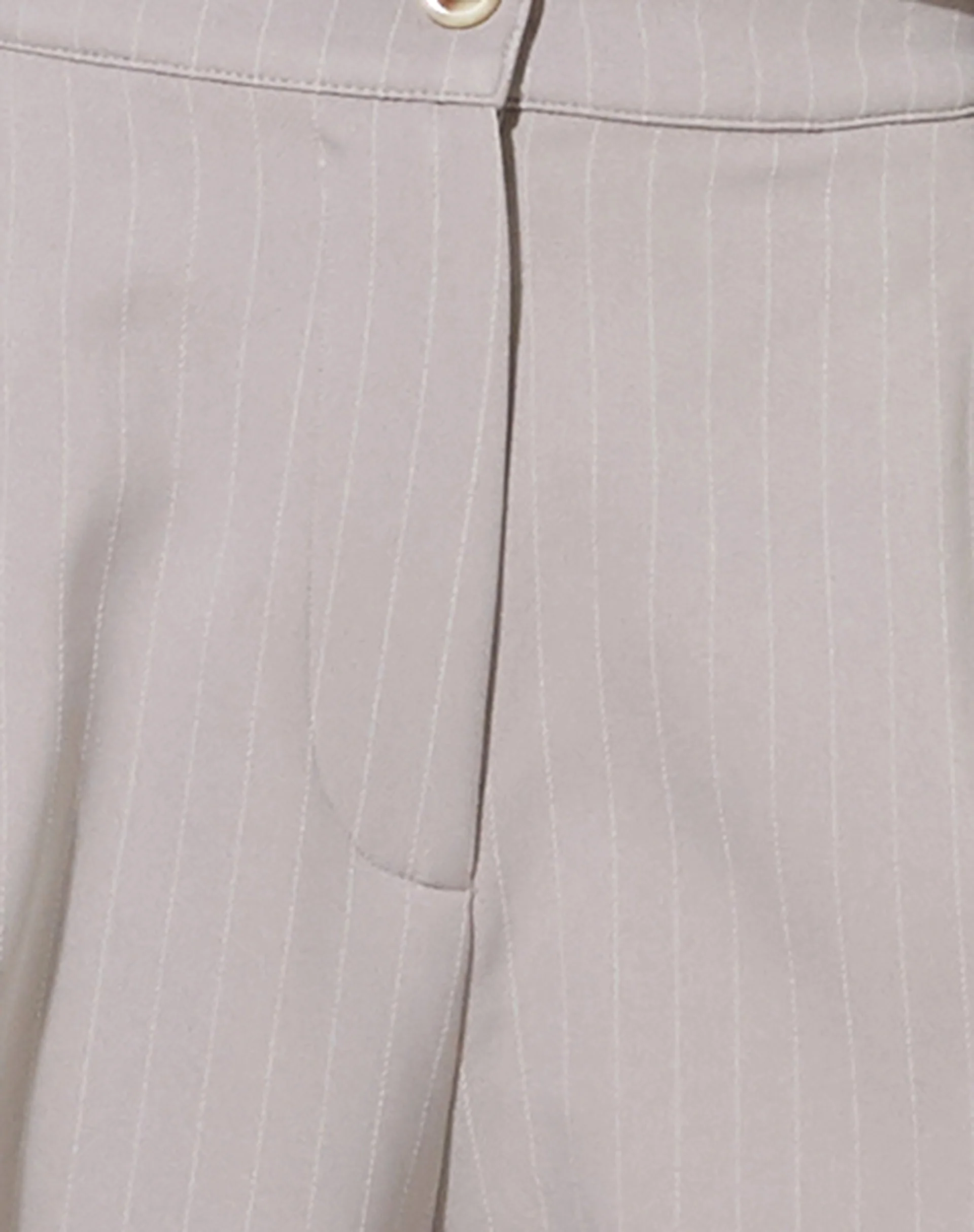 Sakila Trouser in Pinstripe Silver Grey - Image 5