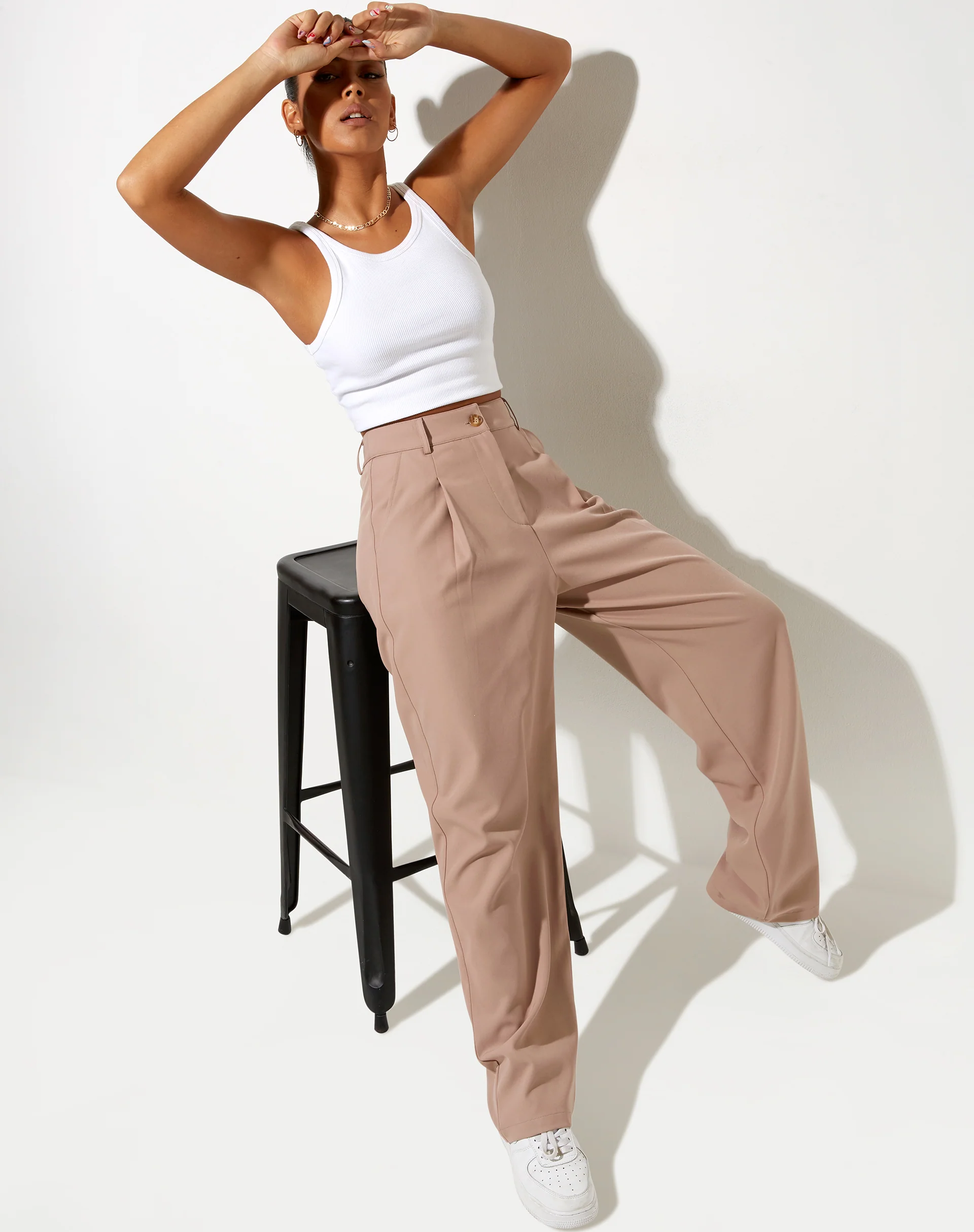 Sakila Trouser in Tailoring Dusty Lilac - Image 3