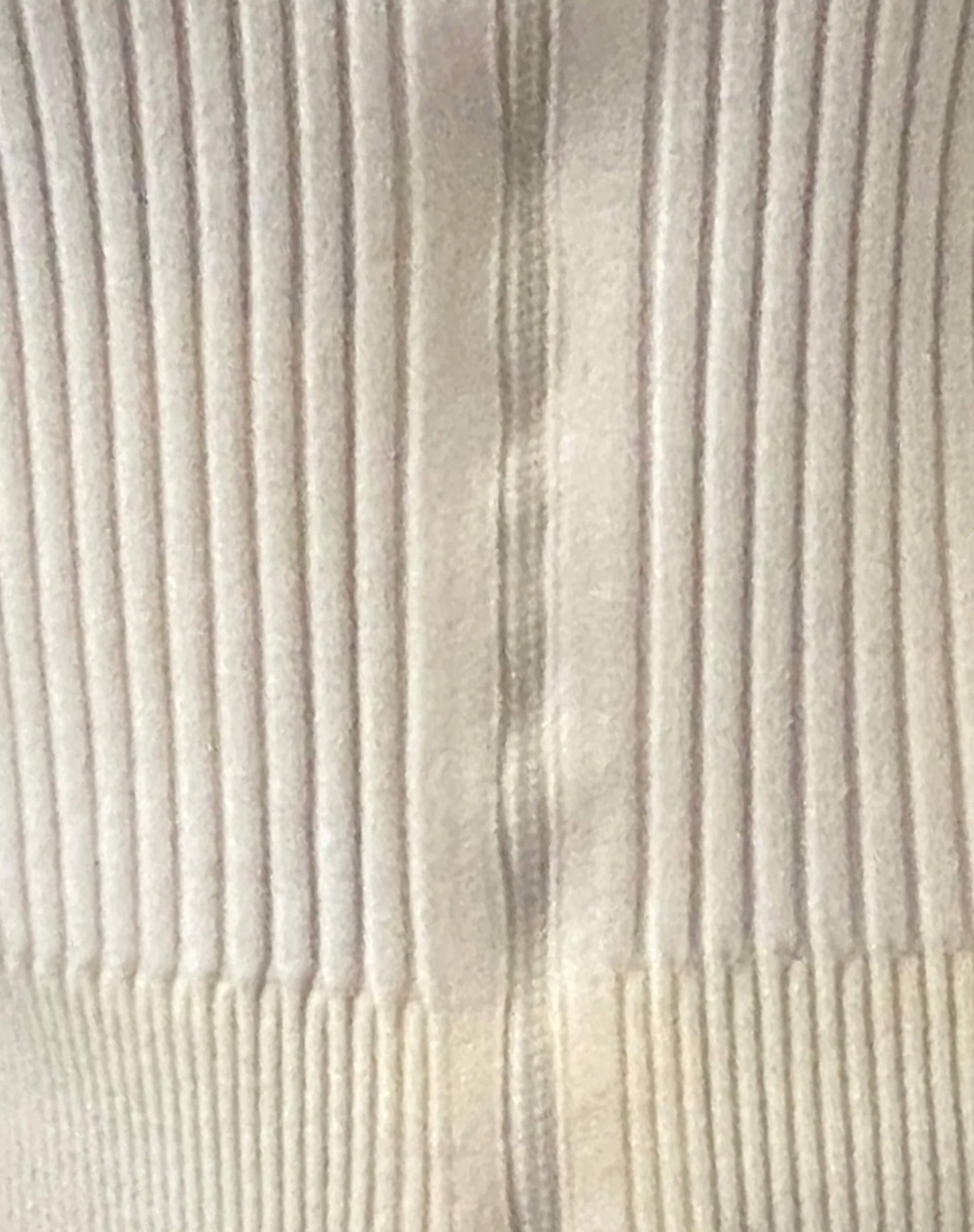 Salinas Zip Up Knitted Hoodie in Ivory - Image 6