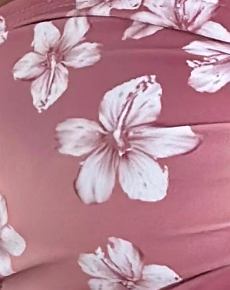 Samara Bikini Top in Hibiscus Floral - Image 6