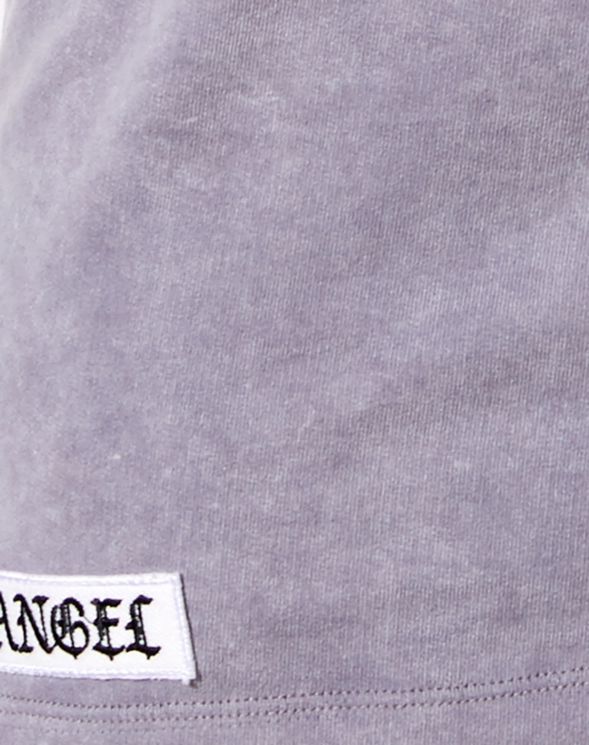Sami Mini Skirt in Grey Wash 'Angel' Embro Label - Image 7