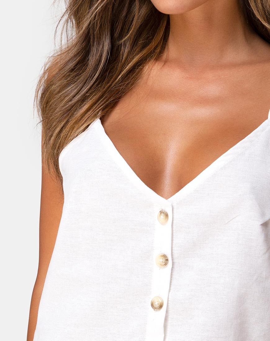 Sanami Cami Top in Ivory - Image 5