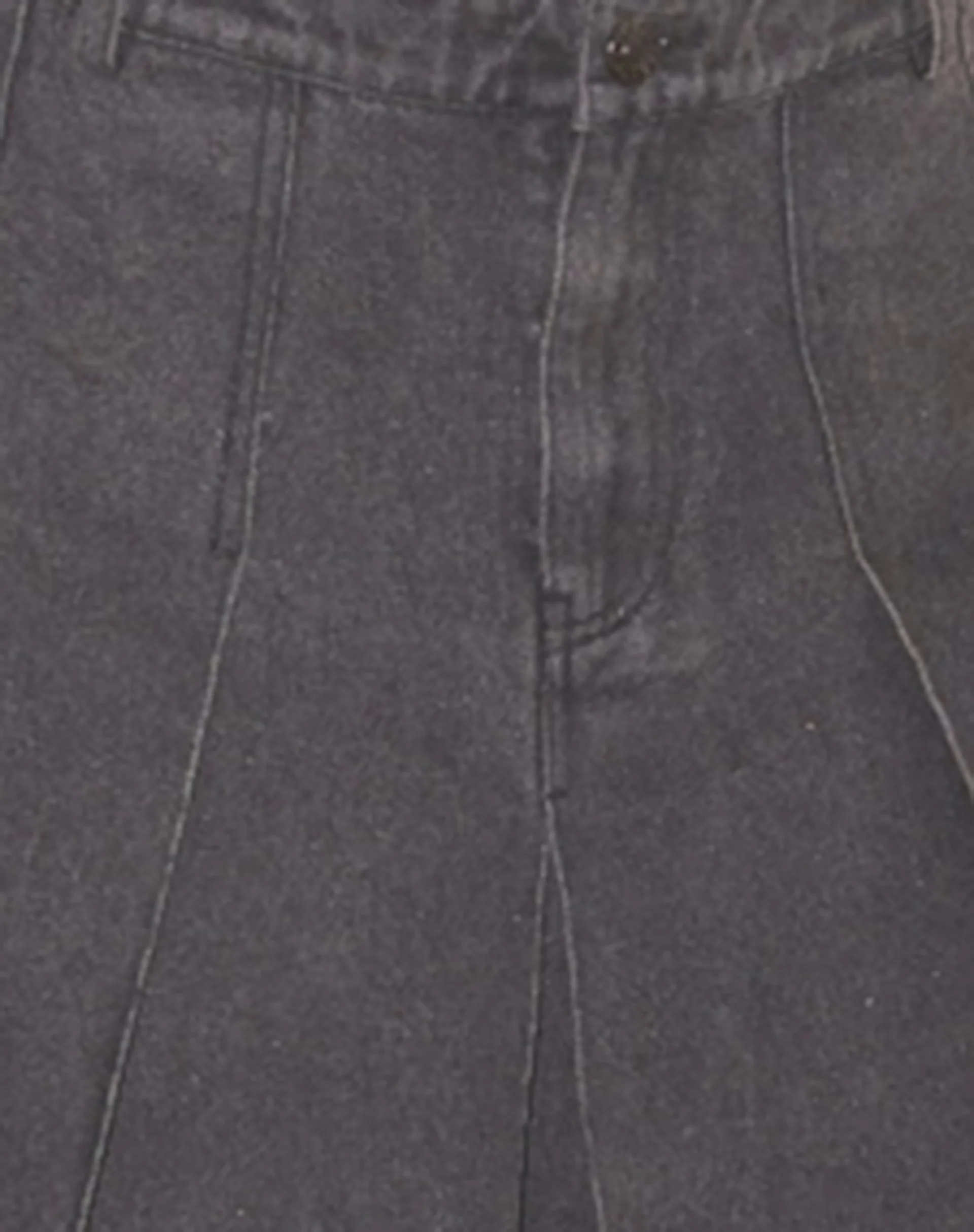 Sanjani Pleated Denim Midi Skirt in Grey Wash - Image 6