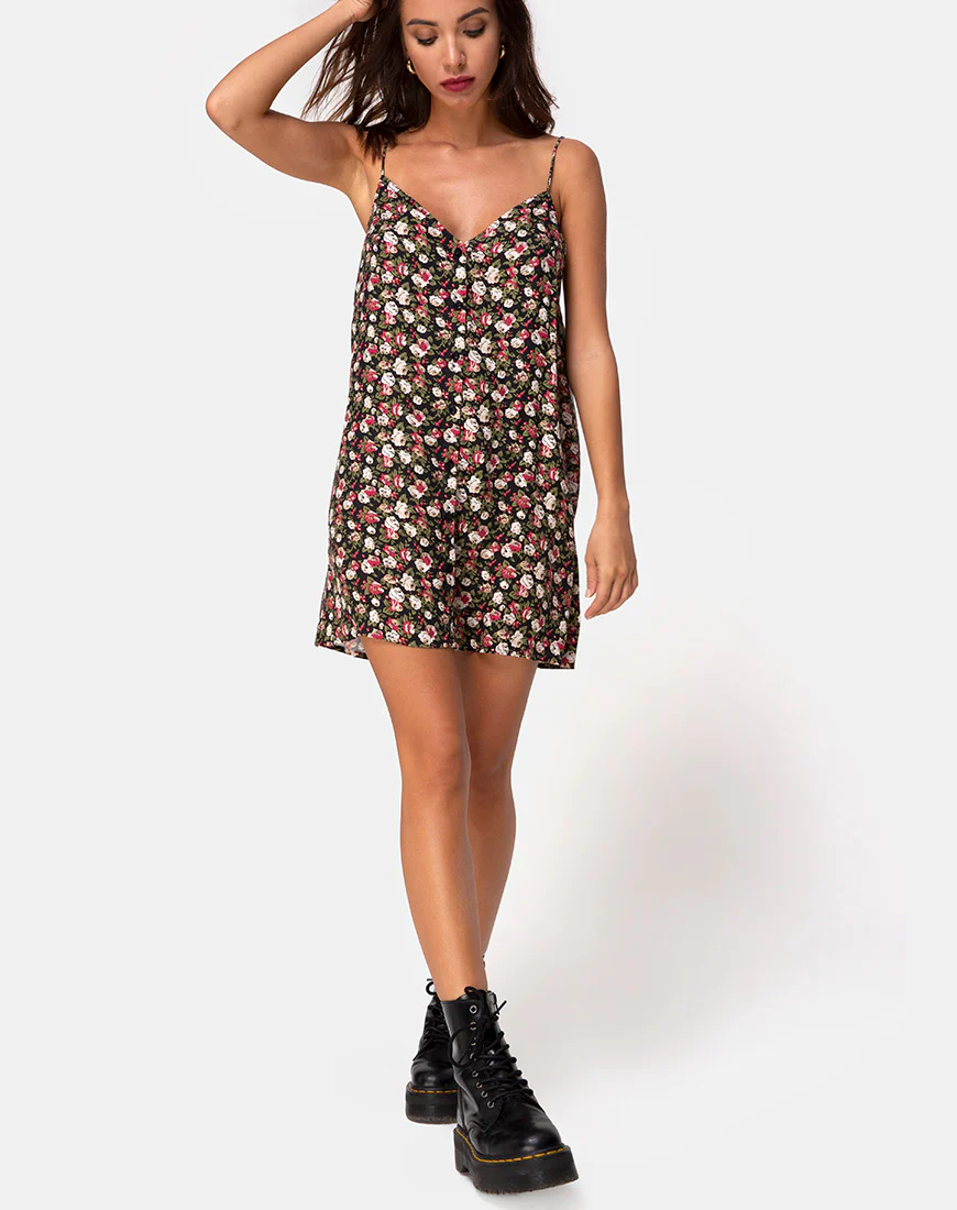Sanna Slip Dress in Courtney Floral - Image 3