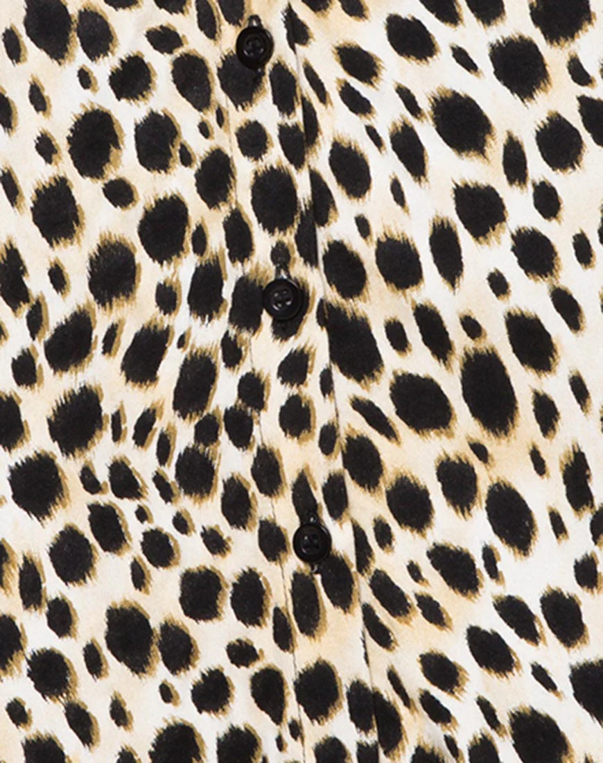 Sanna Slip Dress in Cheetah - Image 6