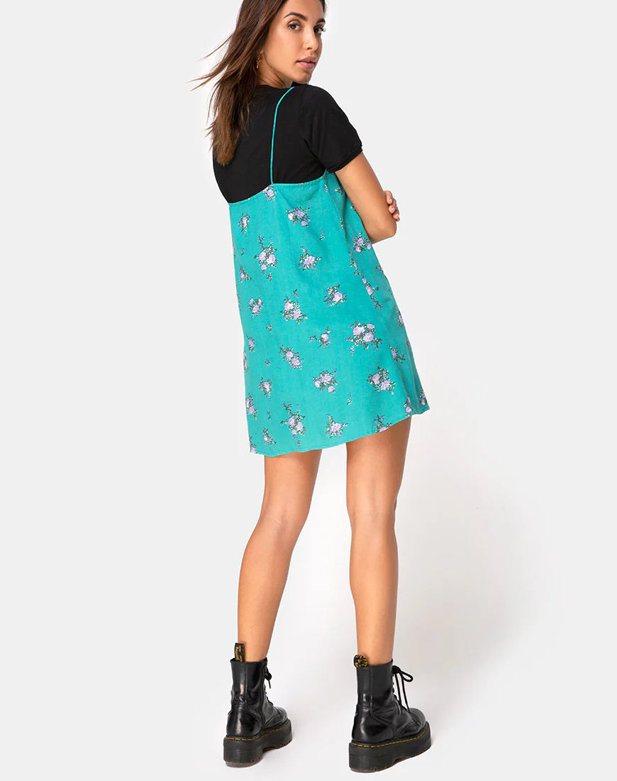 Sanna Slip Dress in Soi Rose Green - Image 4