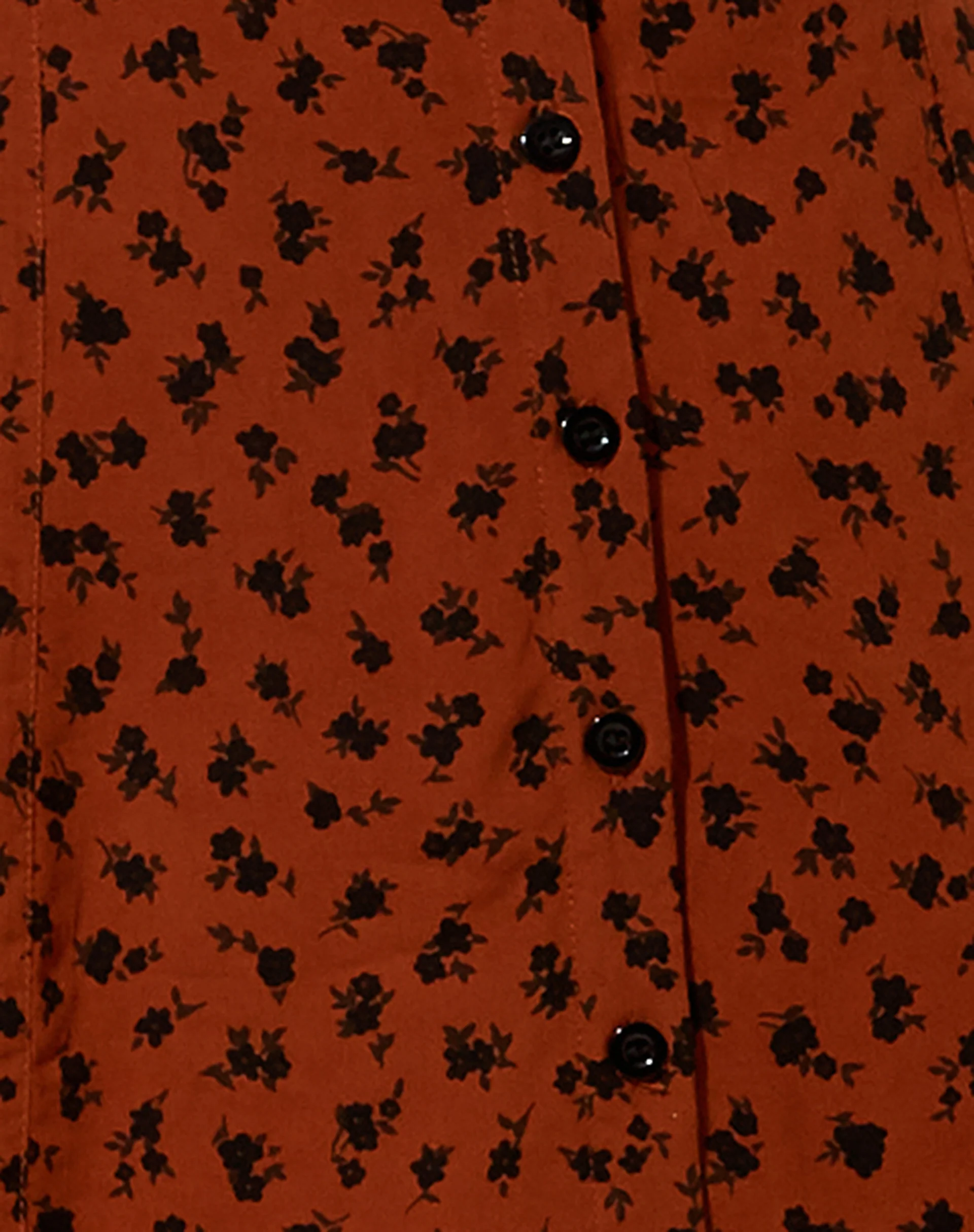 Sanrin Midi Dress in Dainty Daisy Bombay Brown - Image 5