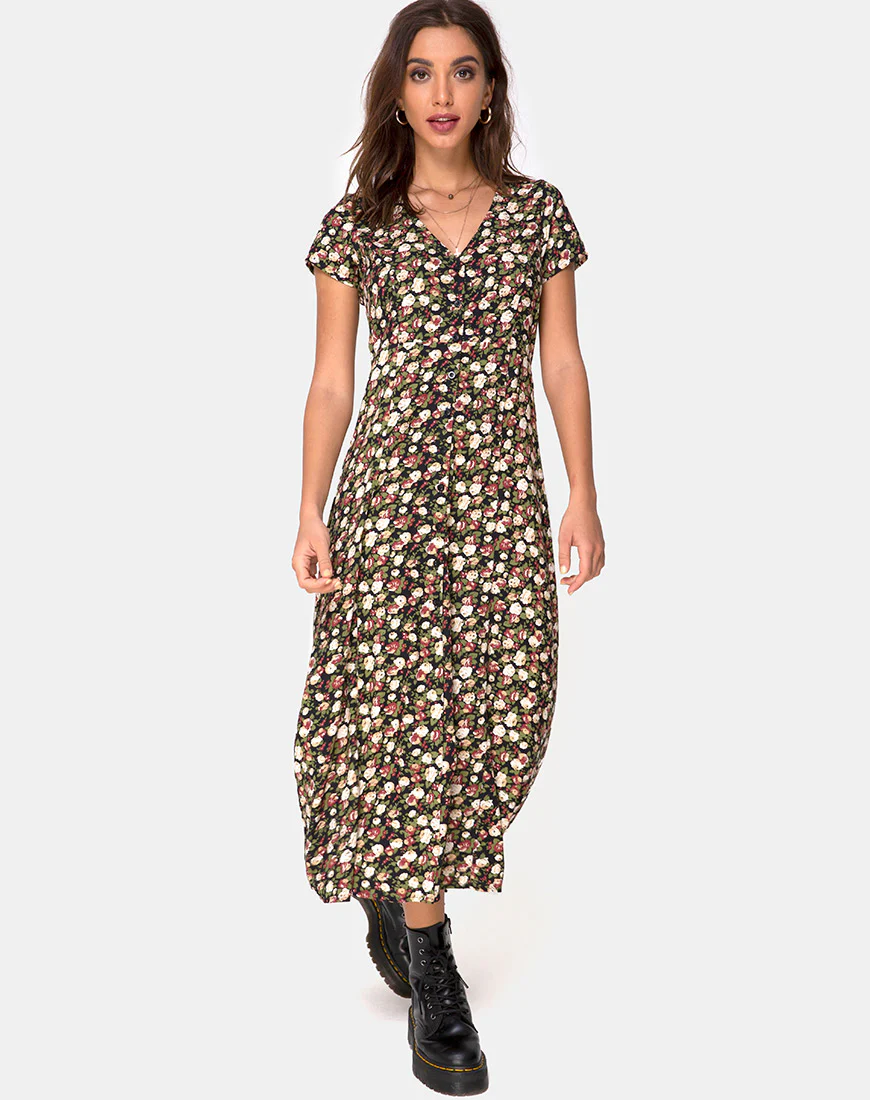 Sanrin Midi Dress in Courtney Floral - Image 3