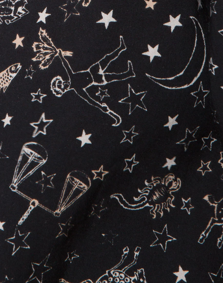 Sasena Swing Dress in Astro Black - Image 5