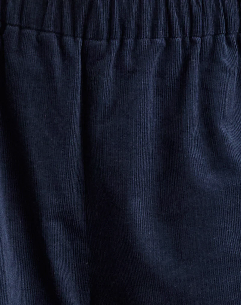 Sasiya Waistband Trouser in Cord Navy - Image 6